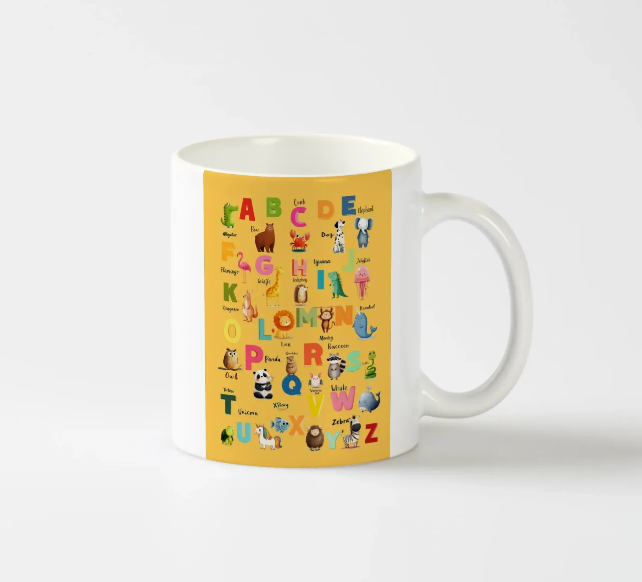Alphabet Zoo tazza in ceramica da Kiara