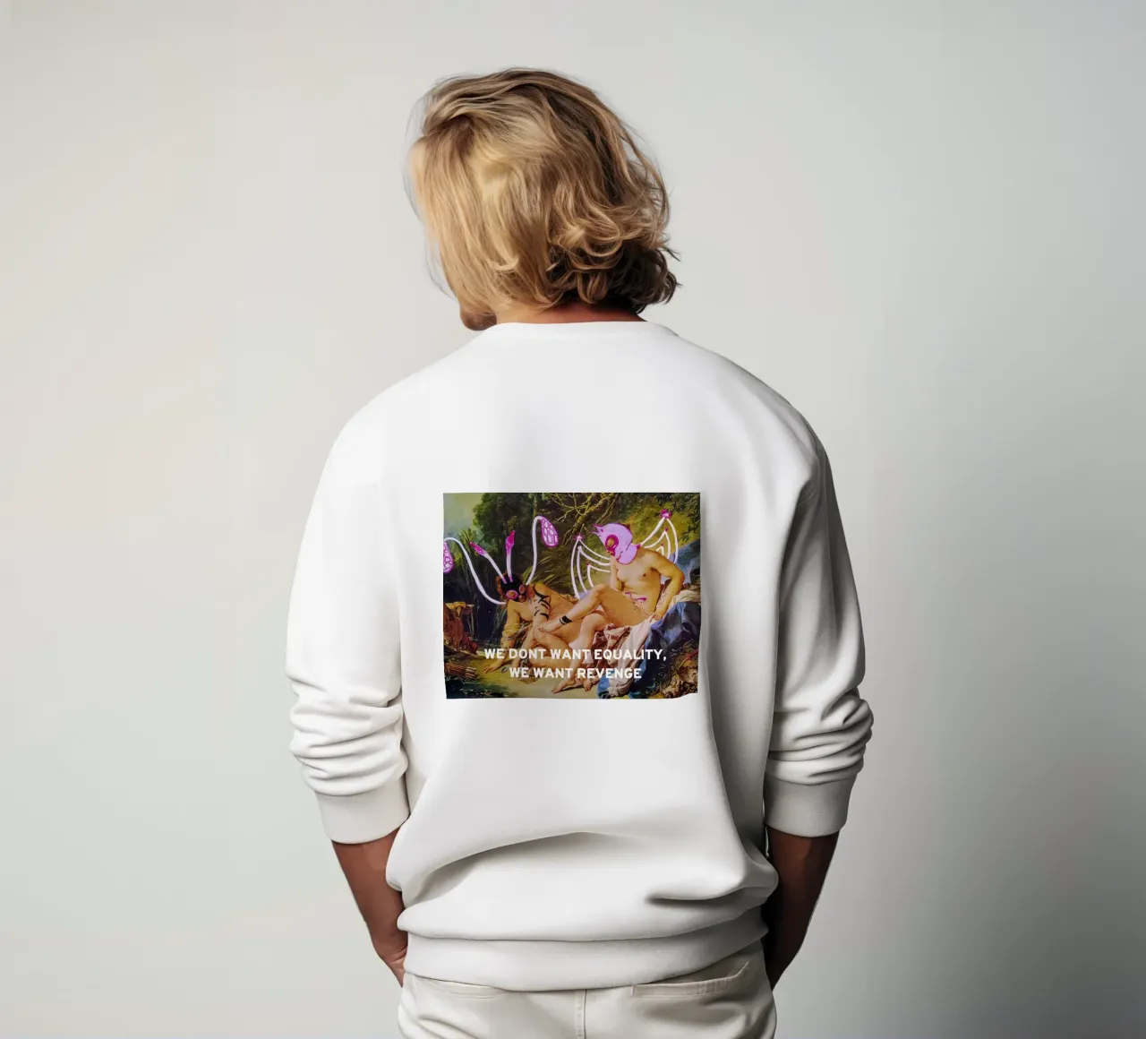 WE DONT WANT EQUALITY, WE WANT REVENGE felpa da Trash is dada Official