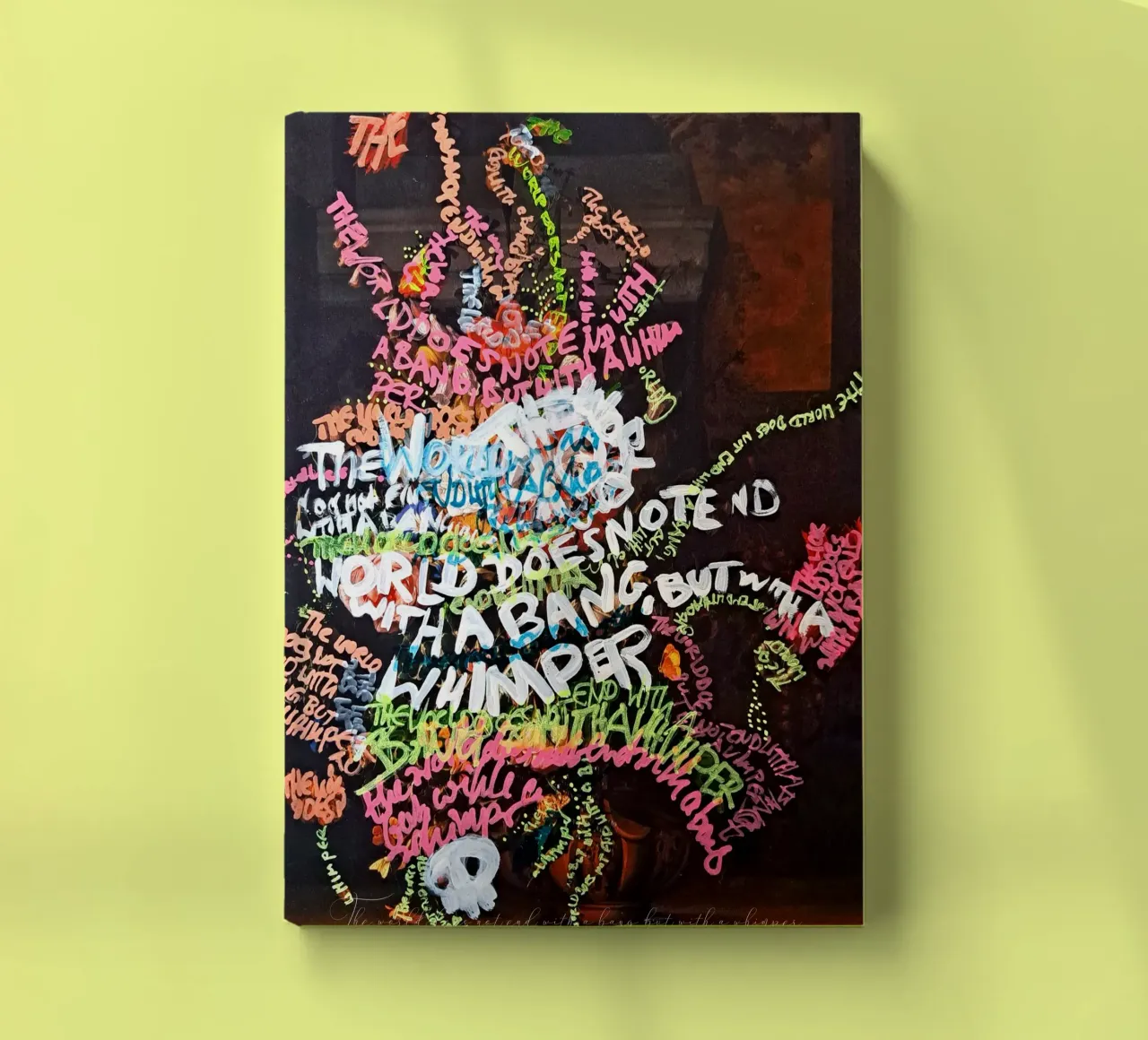 The world does not end with a bang, but with a whimper notebook by Trash is dada Official