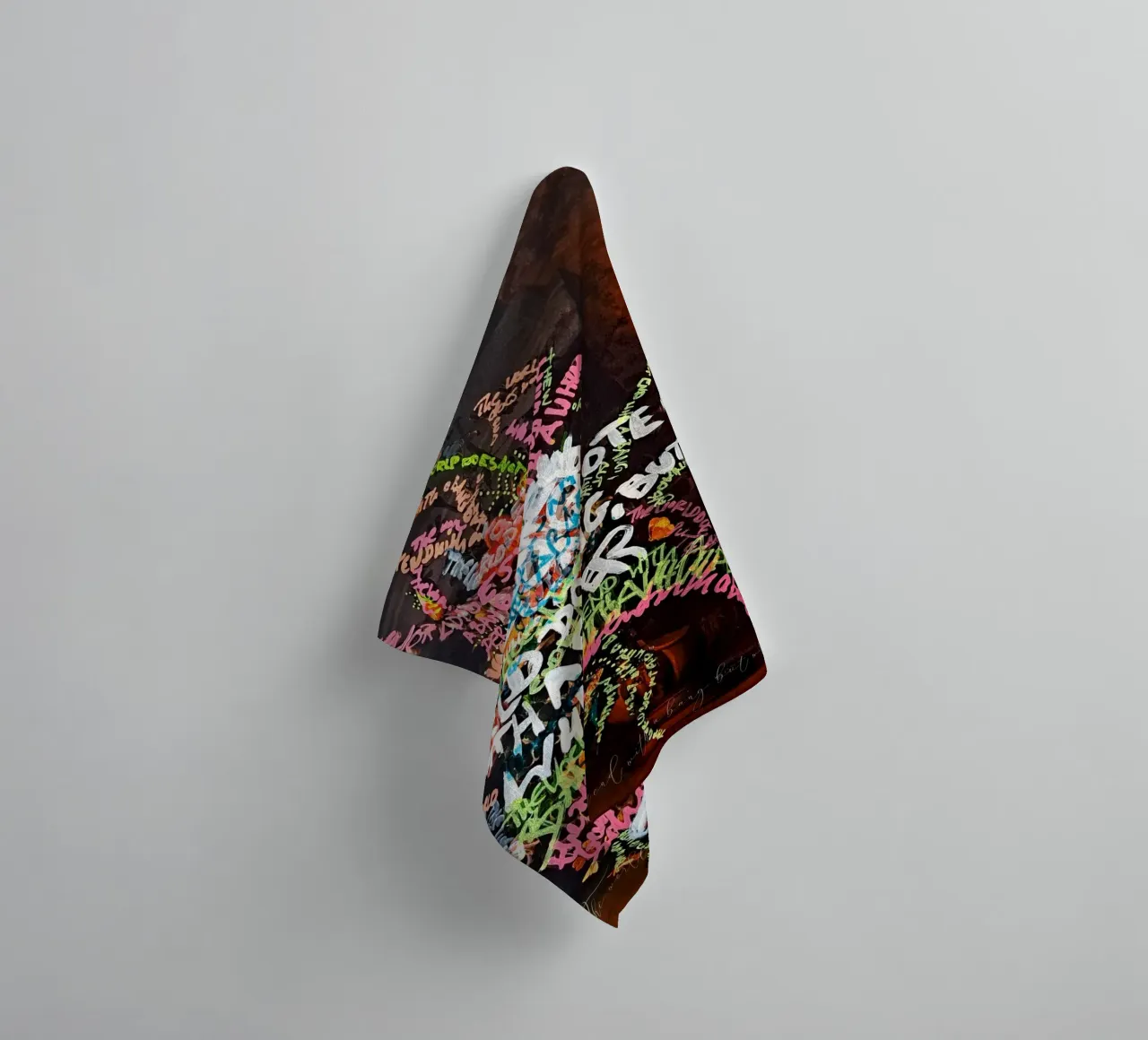 The world does not end with a bang, but with a whimper towel by Trash is dada Official