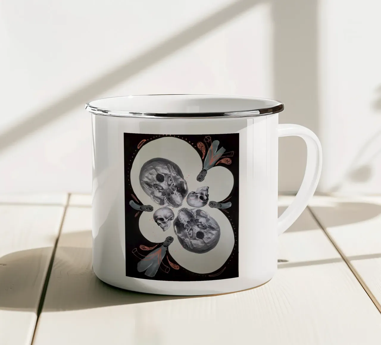Memento I tazza in smalto da Trash is dada Official