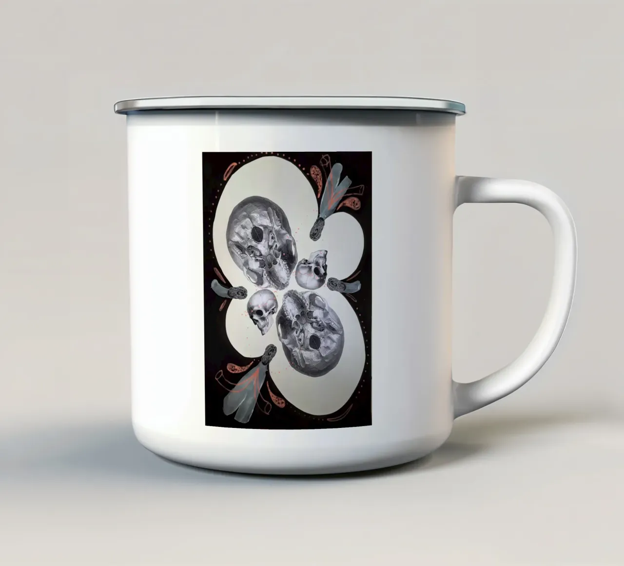 Memento I tazza in smalto da Trash is dada Official