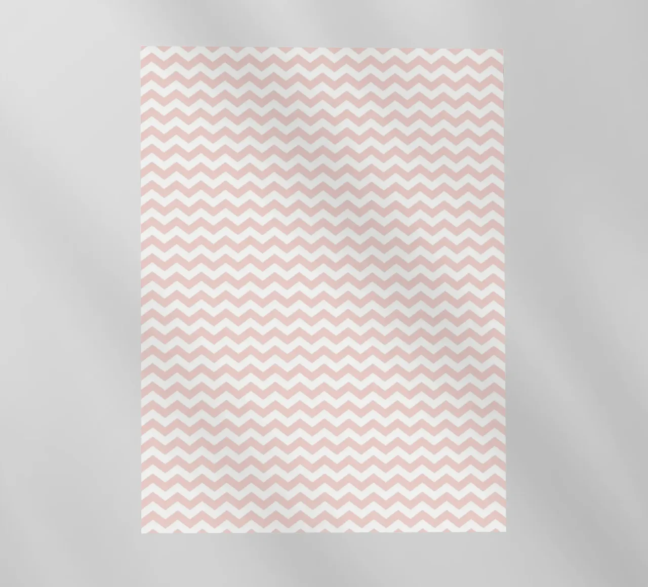 Minimal Basic Simple Chevron Pattern | Dusty Pink and White (Rosa e Bianco) pellicola backlit da Beauty in Simplicity