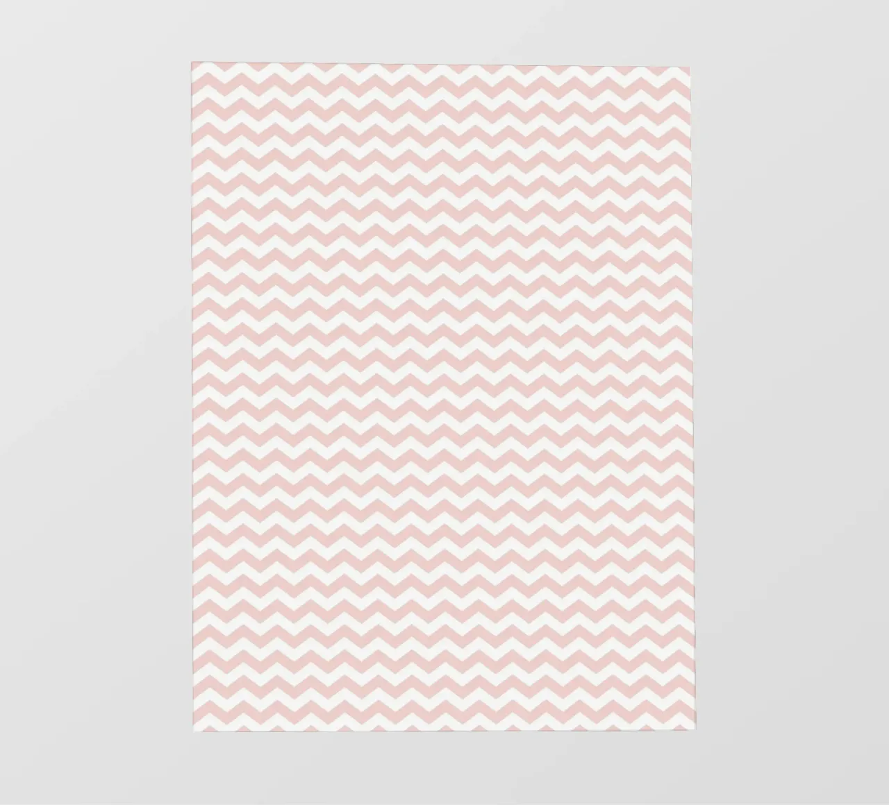 Minimal Basic Simple Chevron Pattern | Dusty Pink and White (Rosa e Bianco) telo in pvc da Beauty in Simplicity