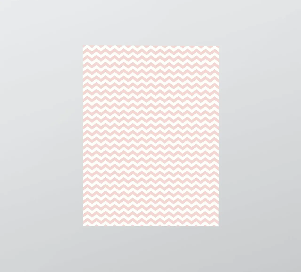 Minimal Basic Simple Chevron Pattern | Dusty Pink and White (Rosa e Bianco) adesivo da Beauty in Simplicity