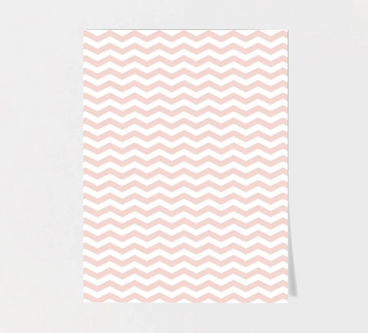 Minimal Basic Simple Chevron Pattern | Dusty Pink and White (Rosa e Bianco) foglio adesivo da Beauty in Simplicity
