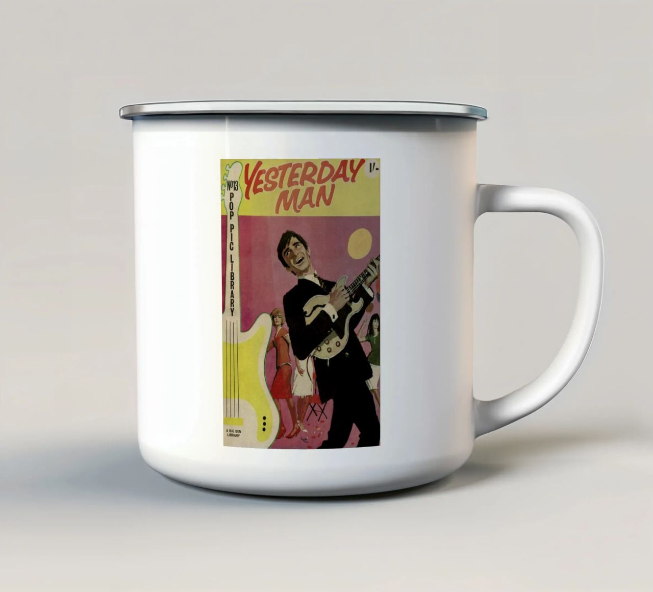 Yesterday man tazza in smalto da Hemingway Design