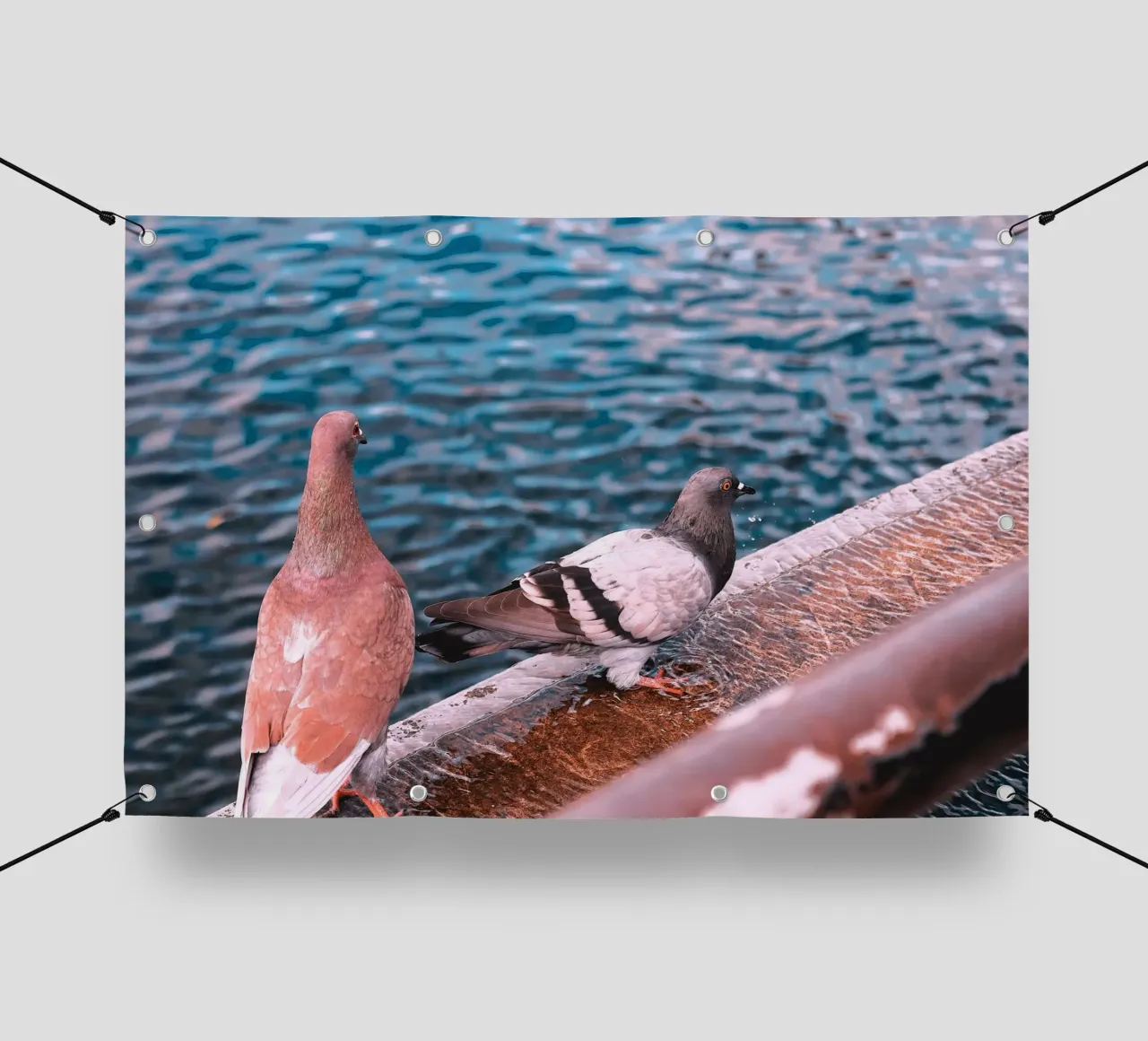 Messaggero di pace telo in pvc da Nature's Palette