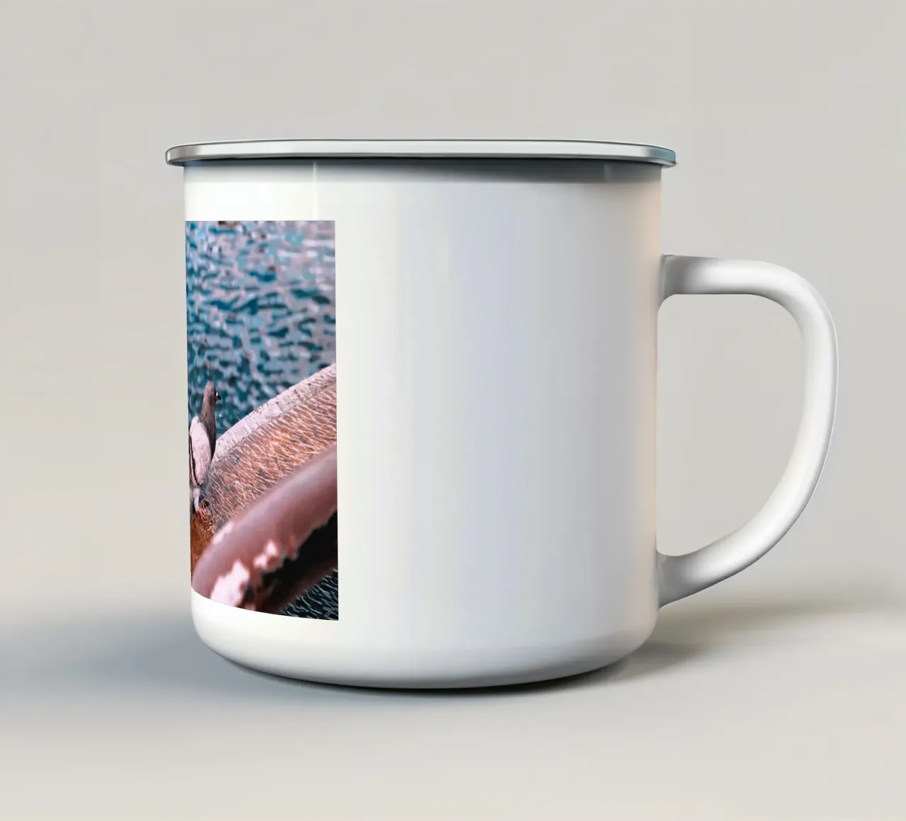 Messaggero di pace tazza in smalto da Nature's Palette
