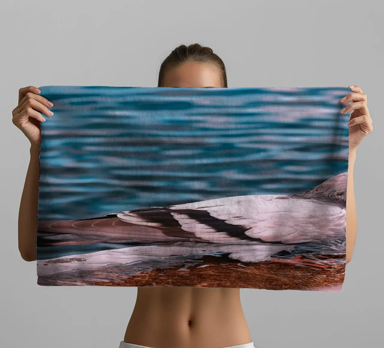 Messaggero di pace asciugamano da bagno da Nature's Palette