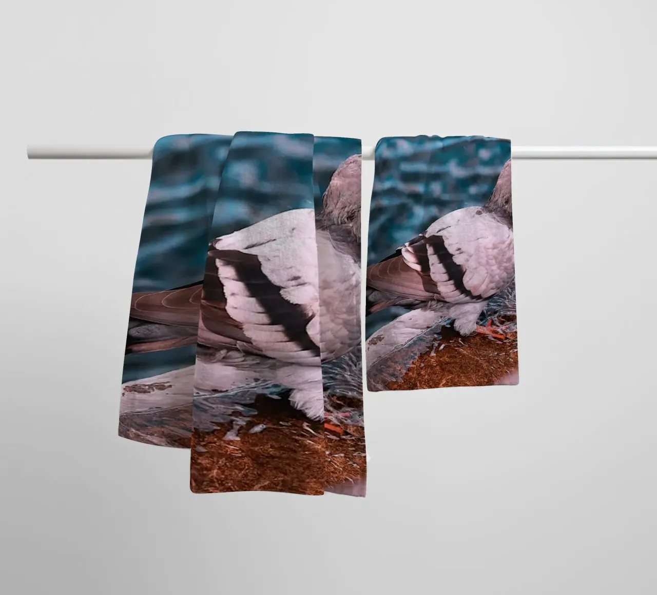 Messaggero di pace asciugamano da bagno da Nature's Palette