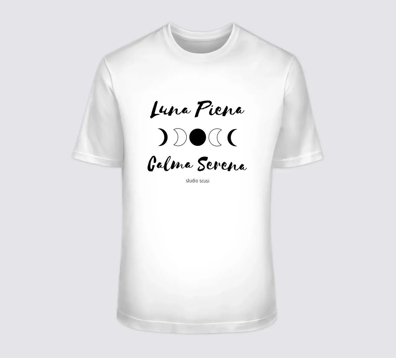 Luna Piena Calma Serena by studio scusi t-shirt da studio scusi