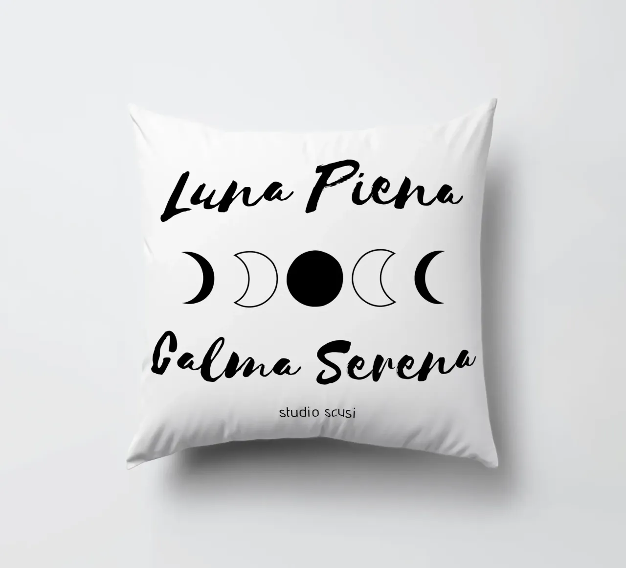 Luna Piena Calma Serena by studio scusi cuscino da studio scusi