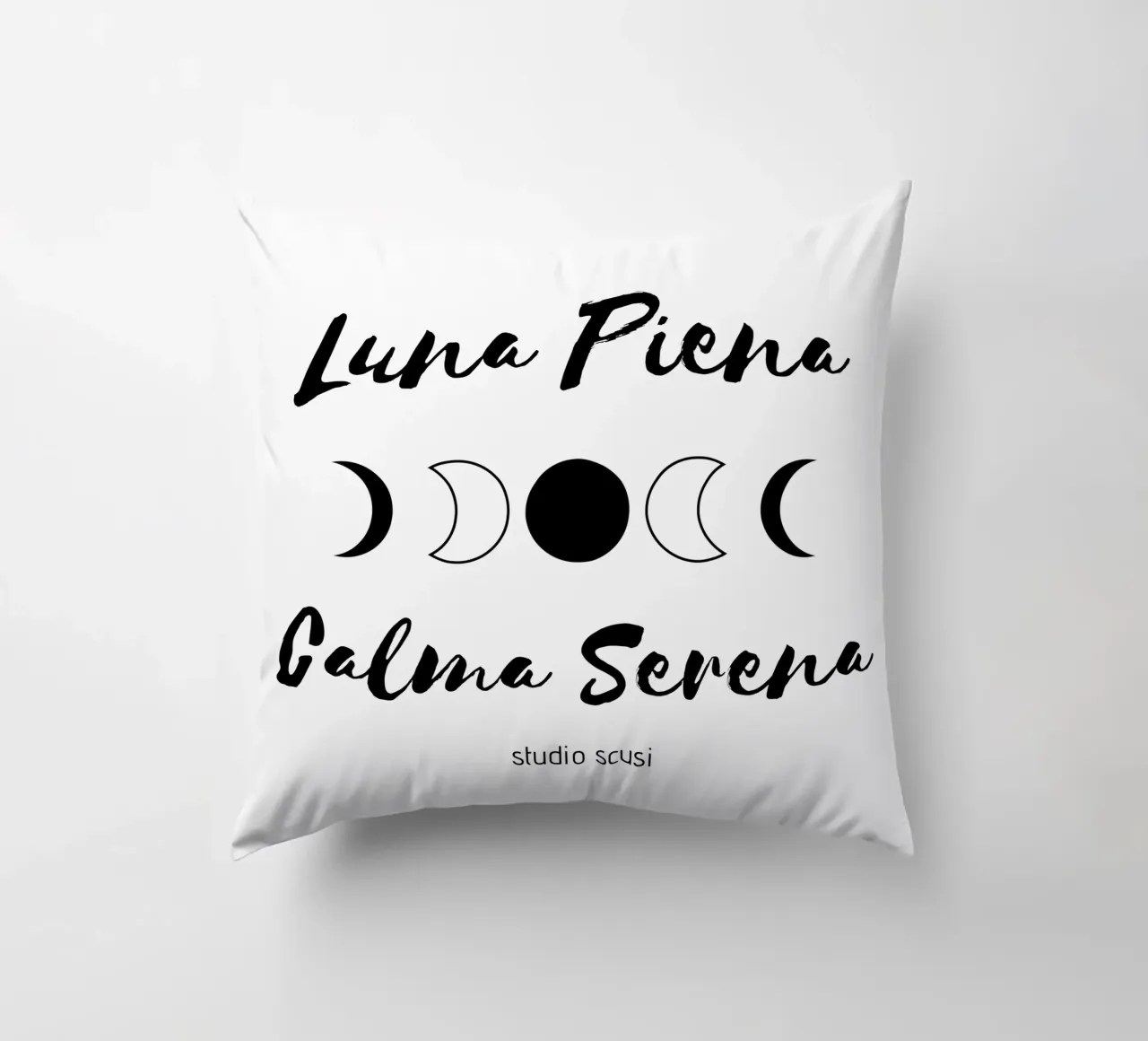 Luna Piena Calma Serena by studio scusi cuscino da studio scusi