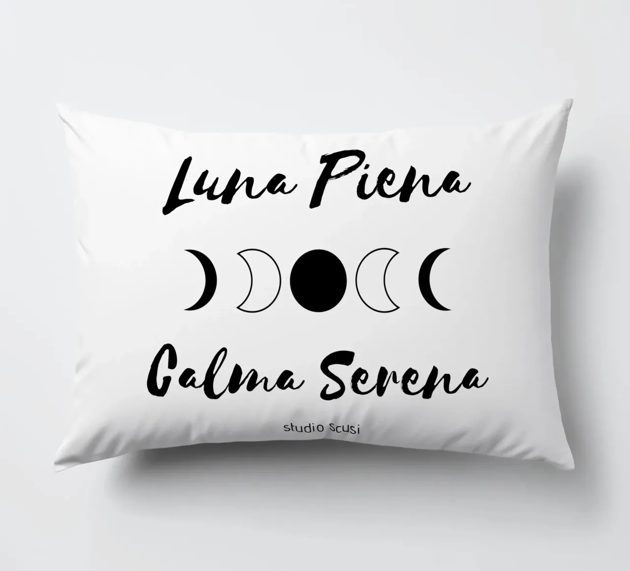 Luna Piena Calma Serena by studio scusi cuscino da studio scusi