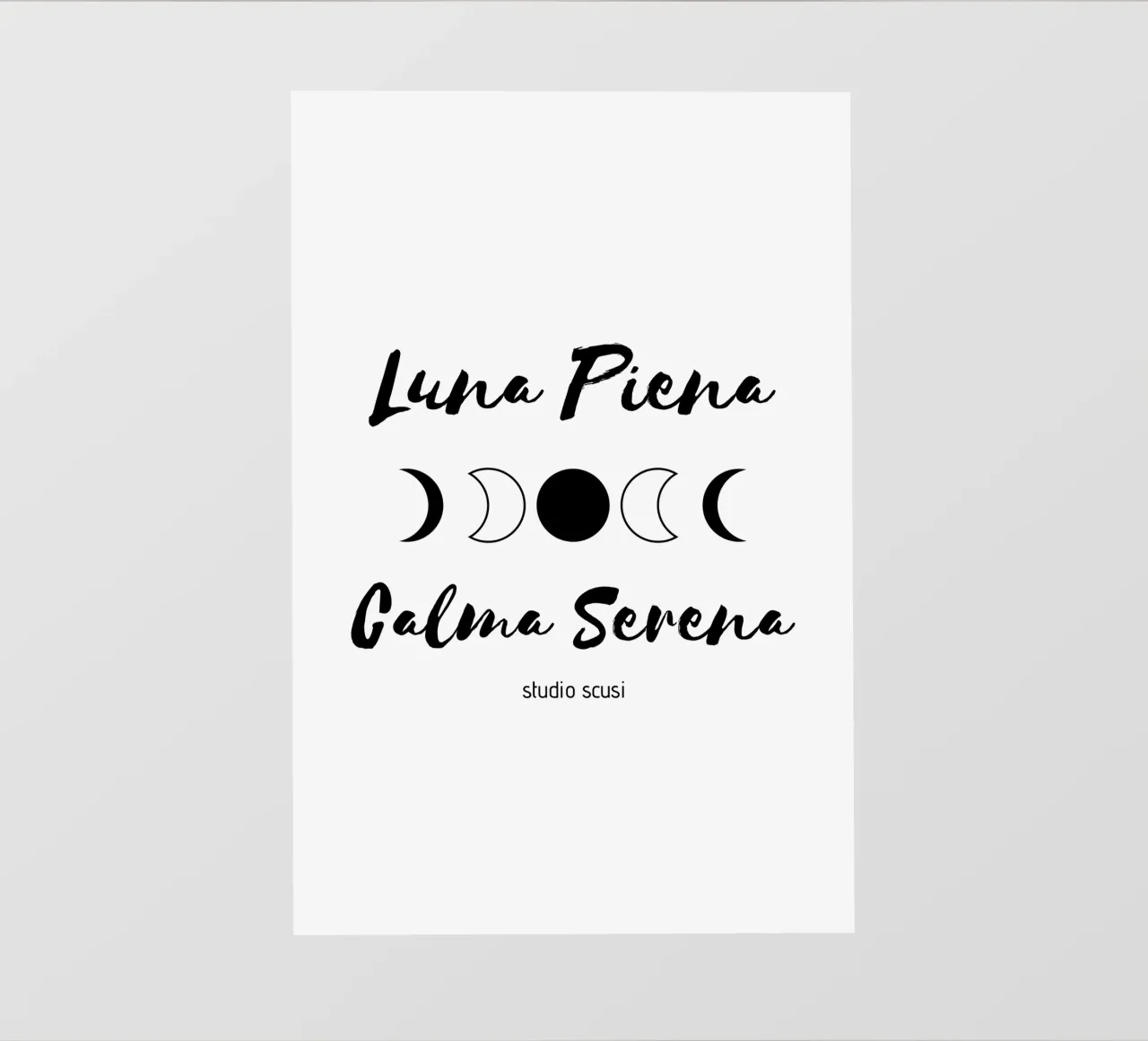 Luna Piena Calma Serena by studio scusi pellicola backlit da studio scusi