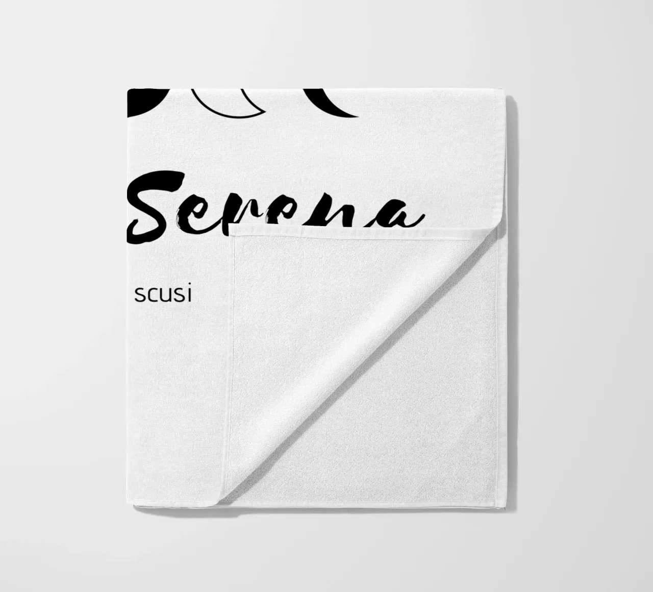 Luna Piena Calma Serena by studio scusi telo mare da studio scusi