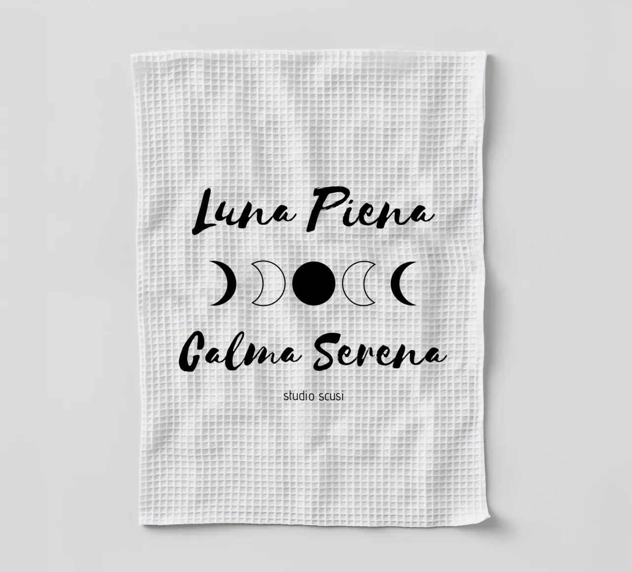 Luna Piena Calma Serena by studio scusi canovaccio da cucina da studio scusi