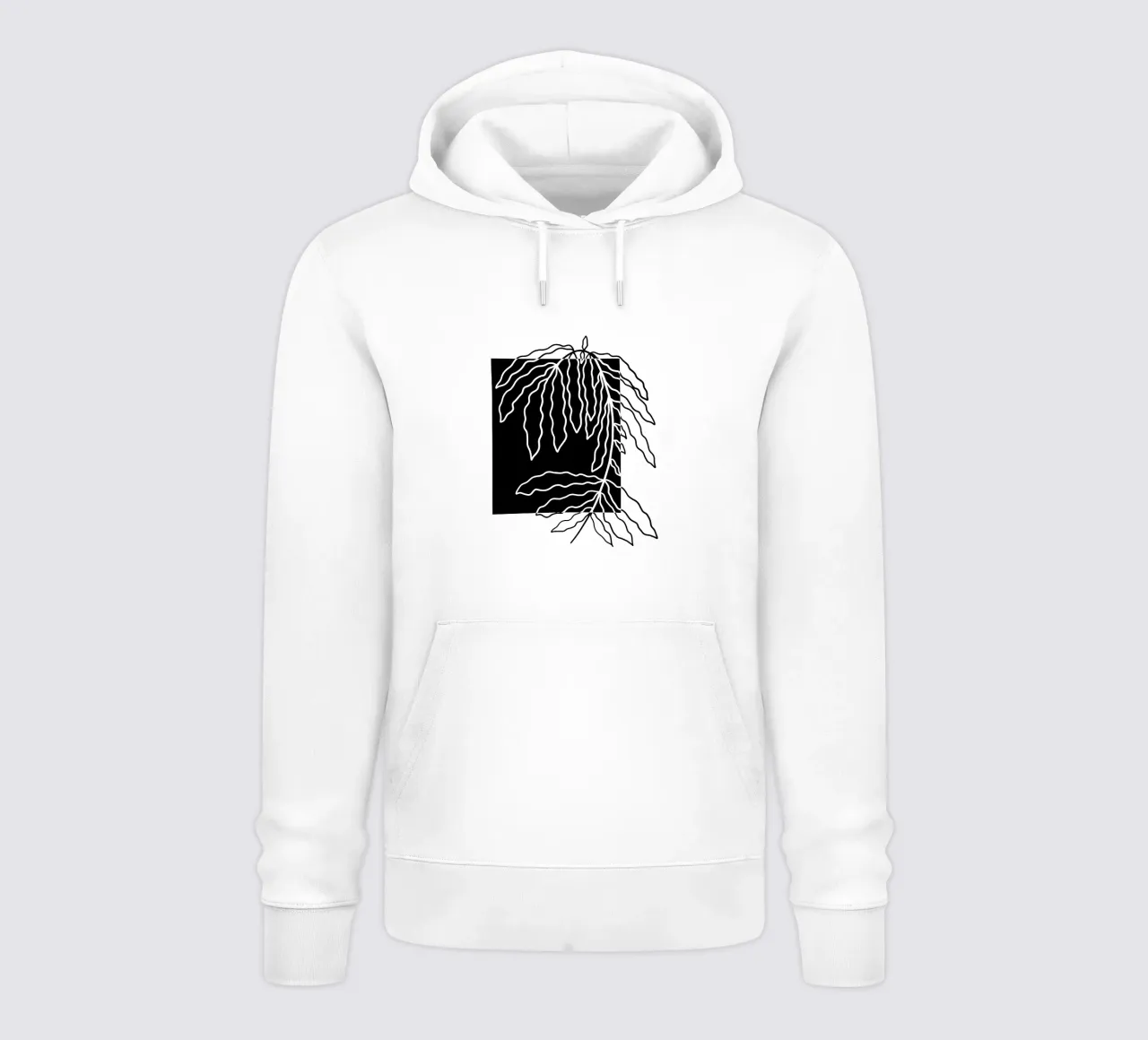 Black block branch felpa con cappuccio da TijanaArtStudio88