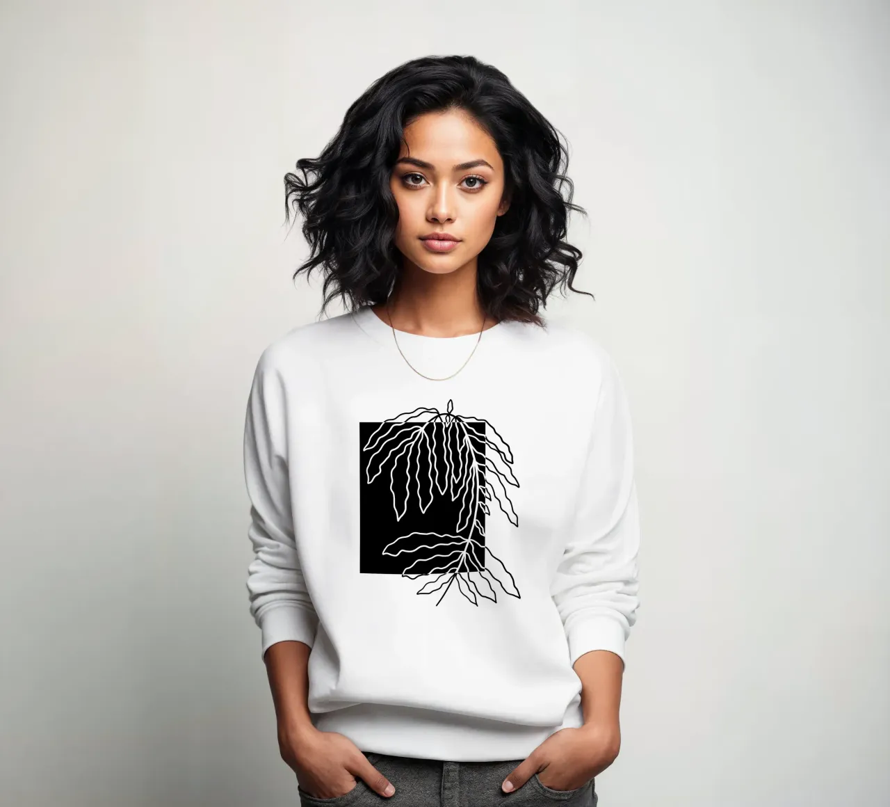 Black block branch felpa da TijanaArtStudio88