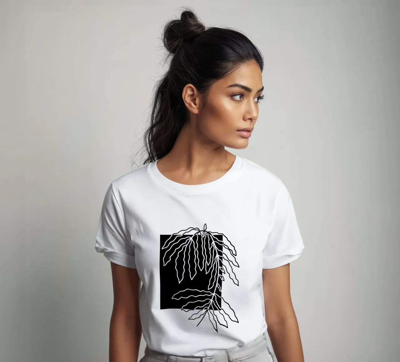Black block branch t-shirt da TijanaArtStudio88