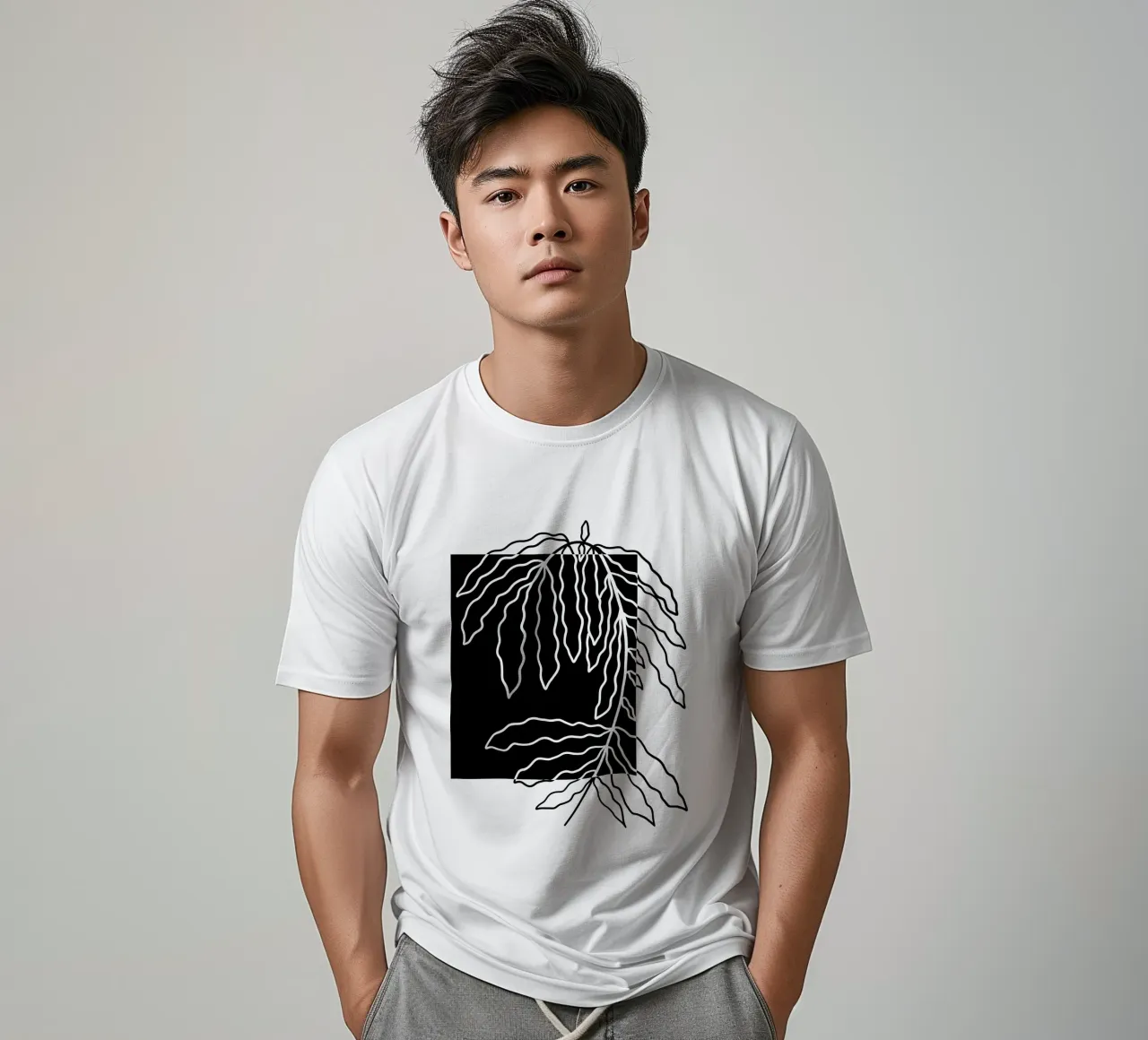Black block branch t-shirt da TijanaArtStudio88