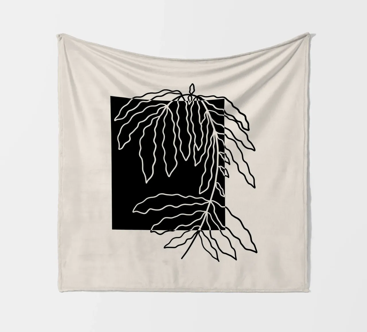 Black block branch coperta in pile da TijanaArtStudio88