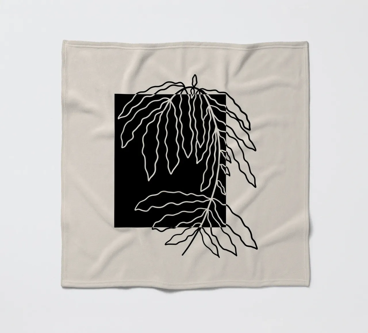 Black block branch coperta in pile da TijanaArtStudio88