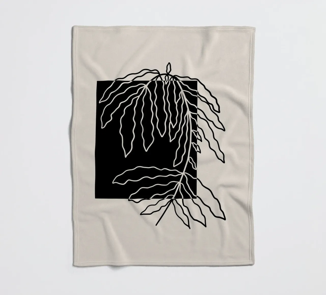 Black block branch coperta in pile da TijanaArtStudio88