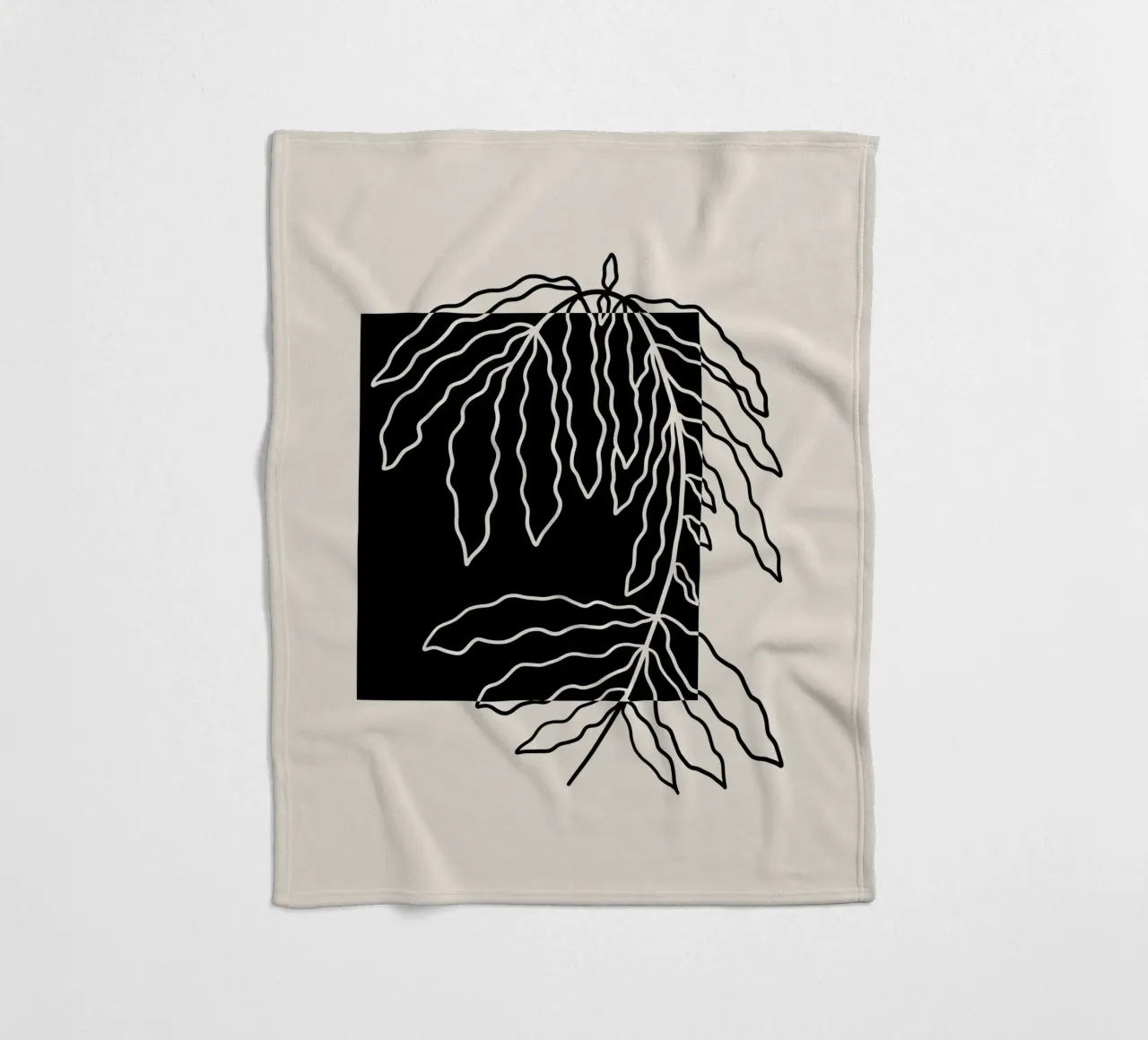 Black block branch coperta in pile da TijanaArtStudio88