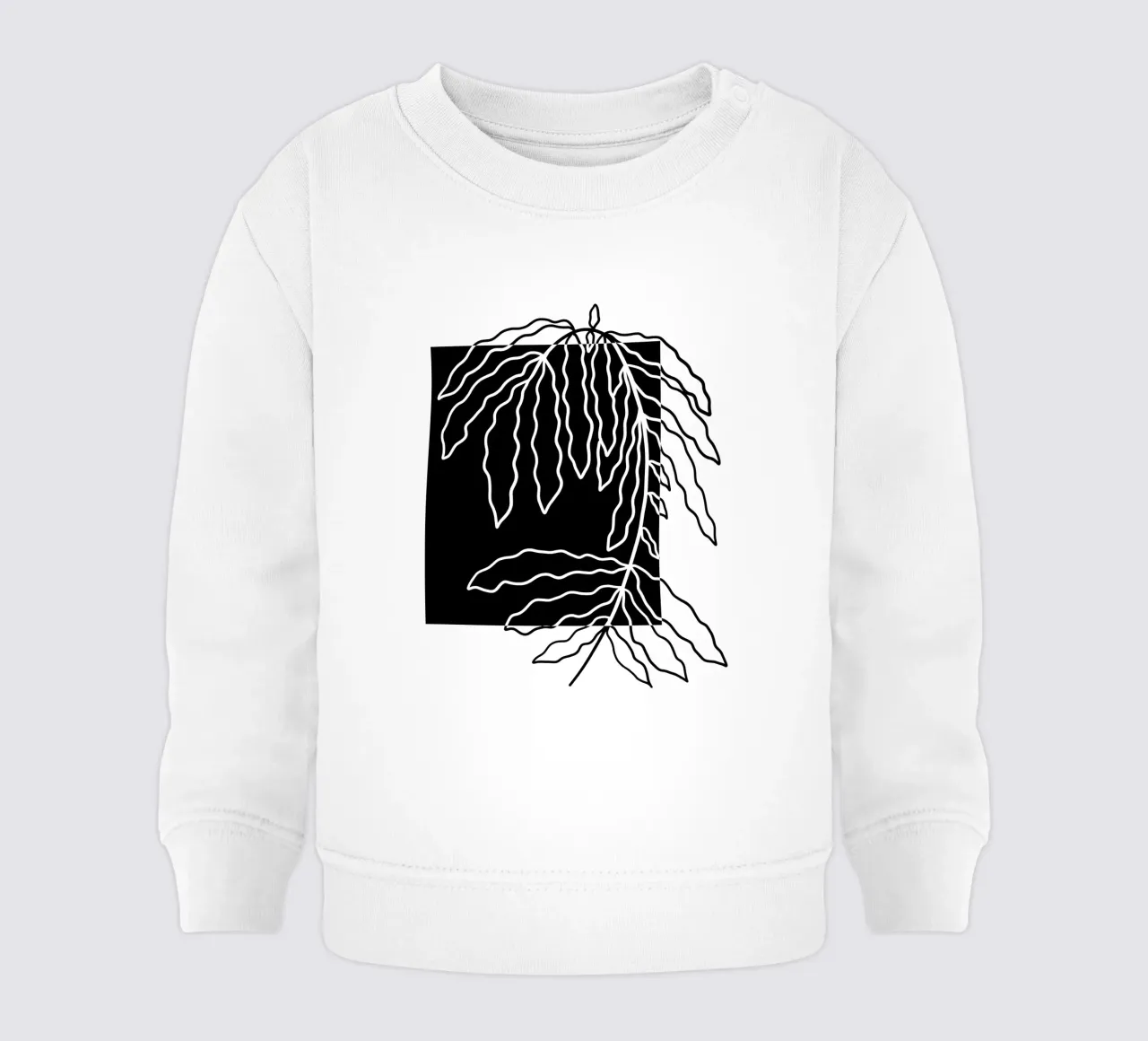 Black block branch felpa neonato da TijanaArtStudio88