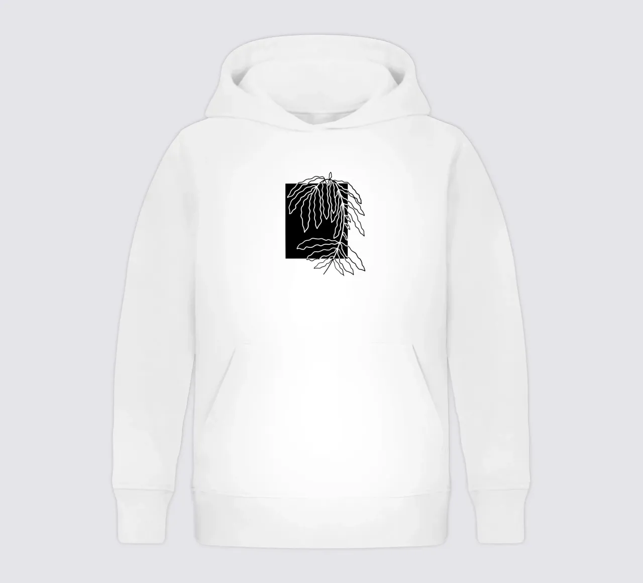 Black block branch felpa bambino con cappuccio da TijanaArtStudio88