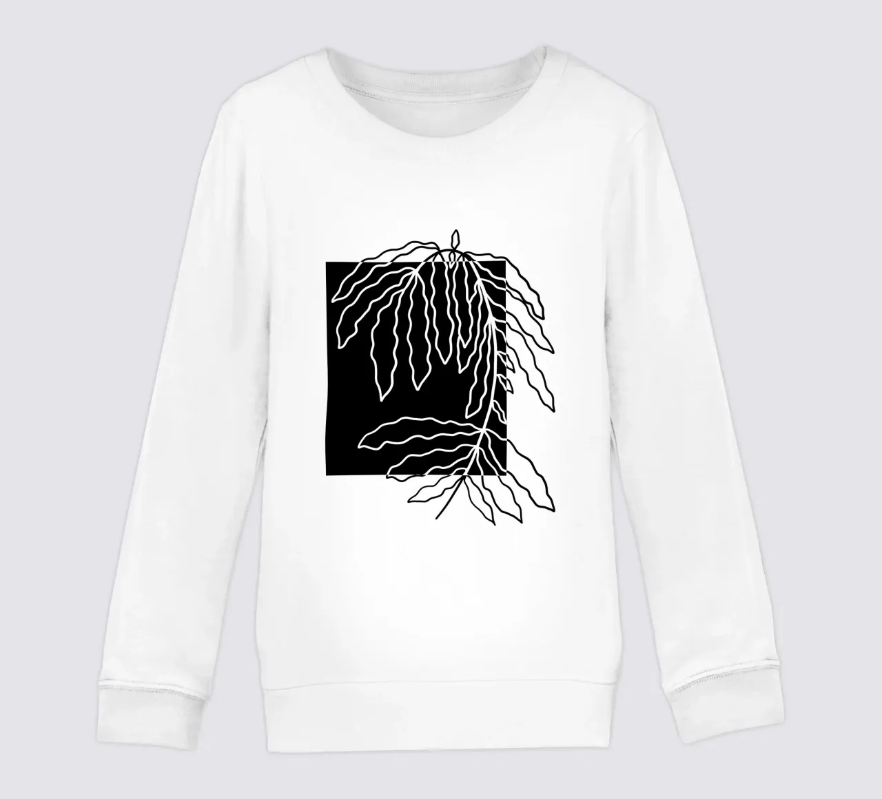 Black block branch felpa bambino da TijanaArtStudio88
