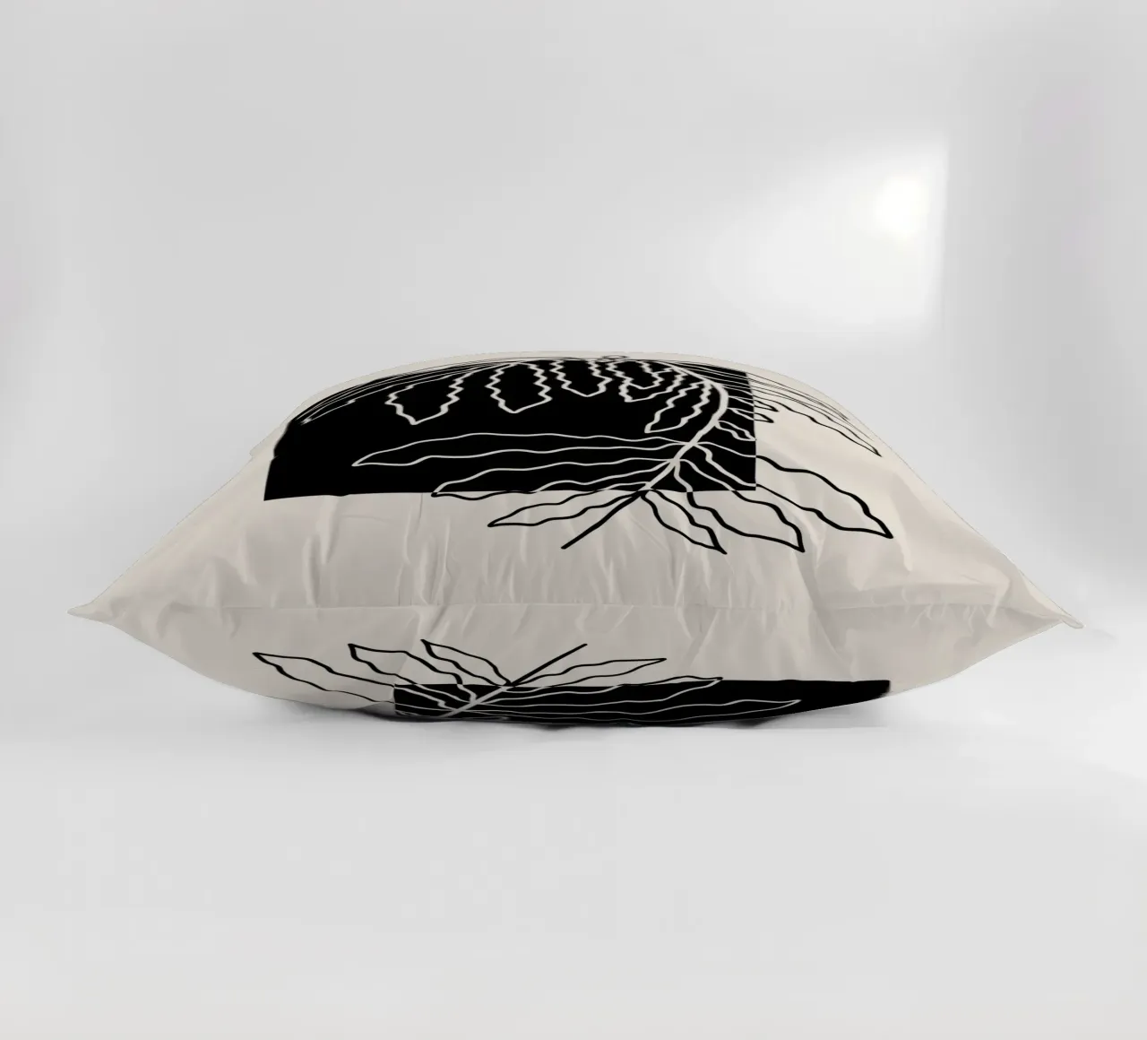 Black block branch cuscino da TijanaArtStudio88