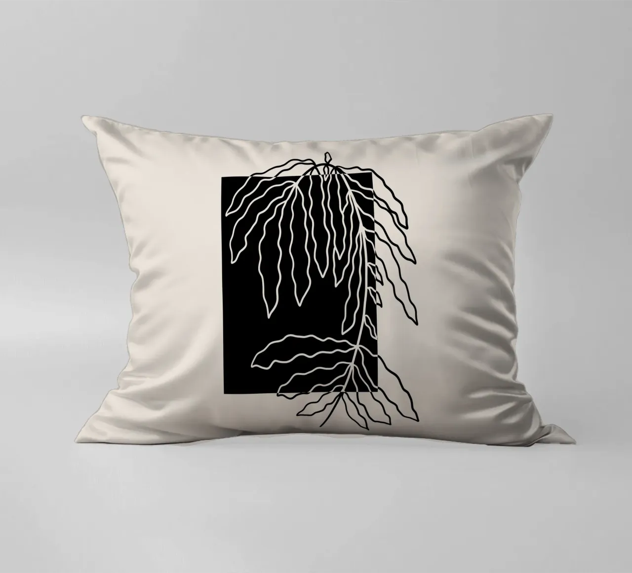 Black block branch cuscino da TijanaArtStudio88