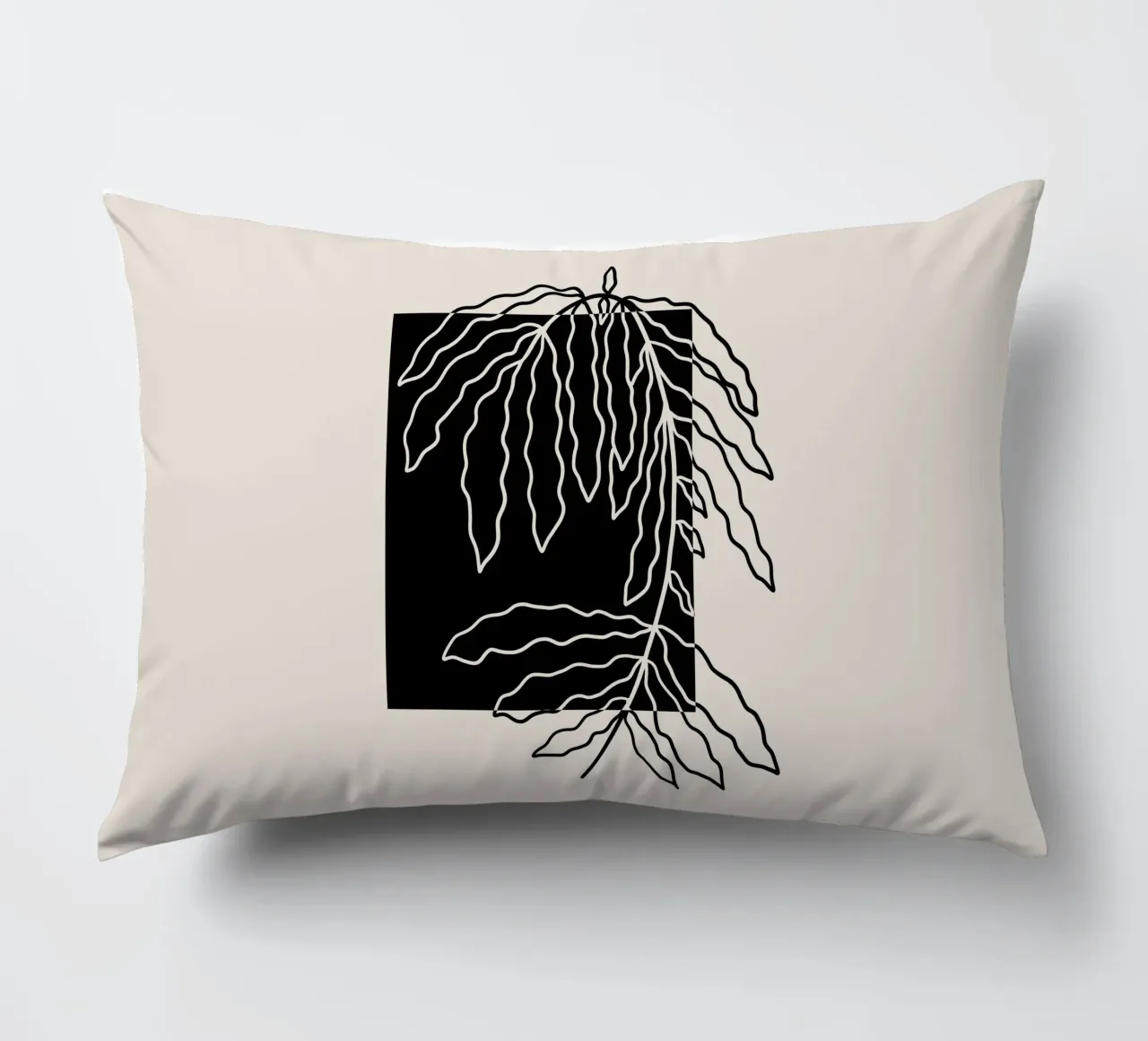 Black block branch cuscino da TijanaArtStudio88