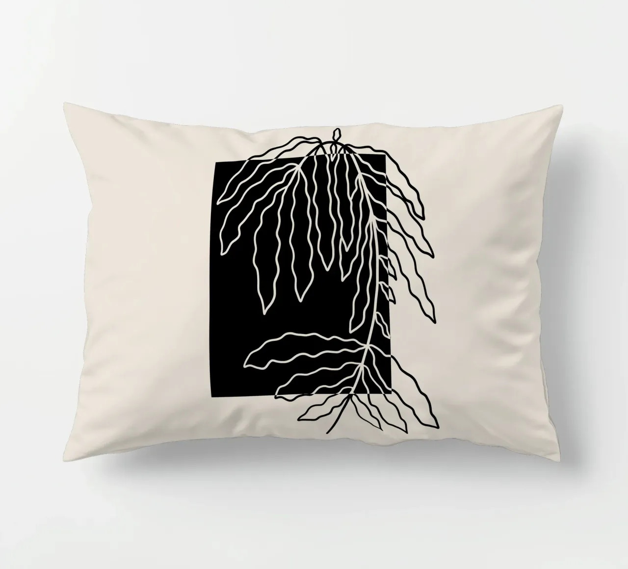 Black block branch cuscino da TijanaArtStudio88