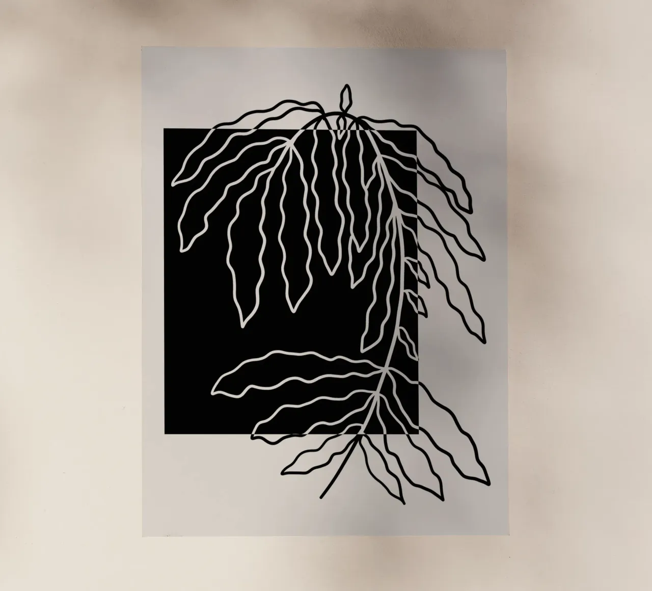 Black block branch pellicola backlit da TijanaArtStudio88