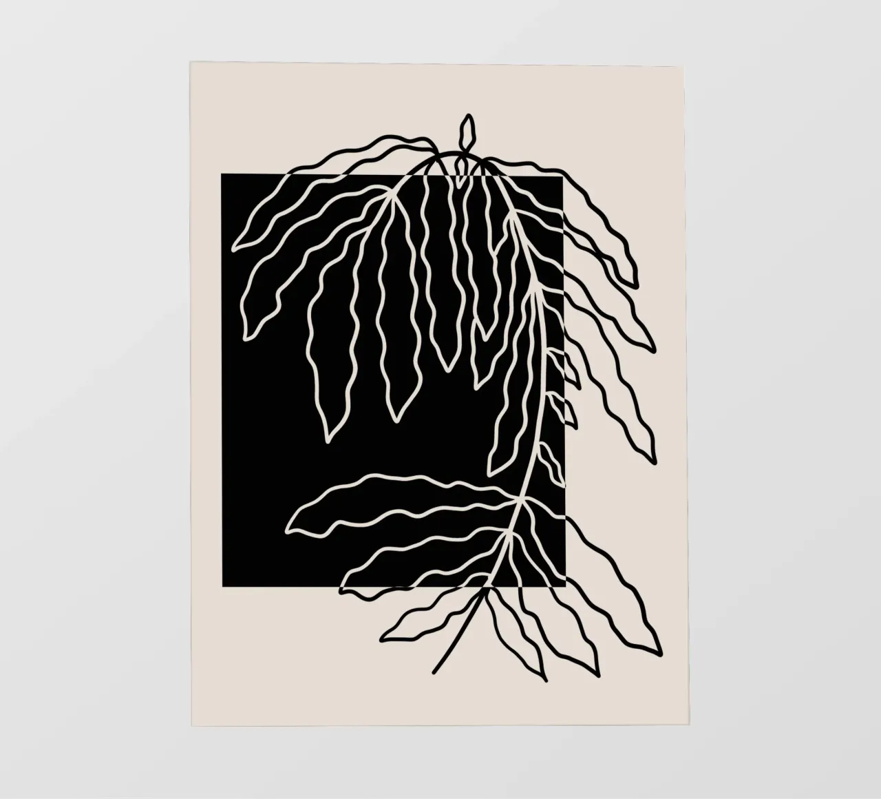 Black block branch pellicola backlit da TijanaArtStudio88