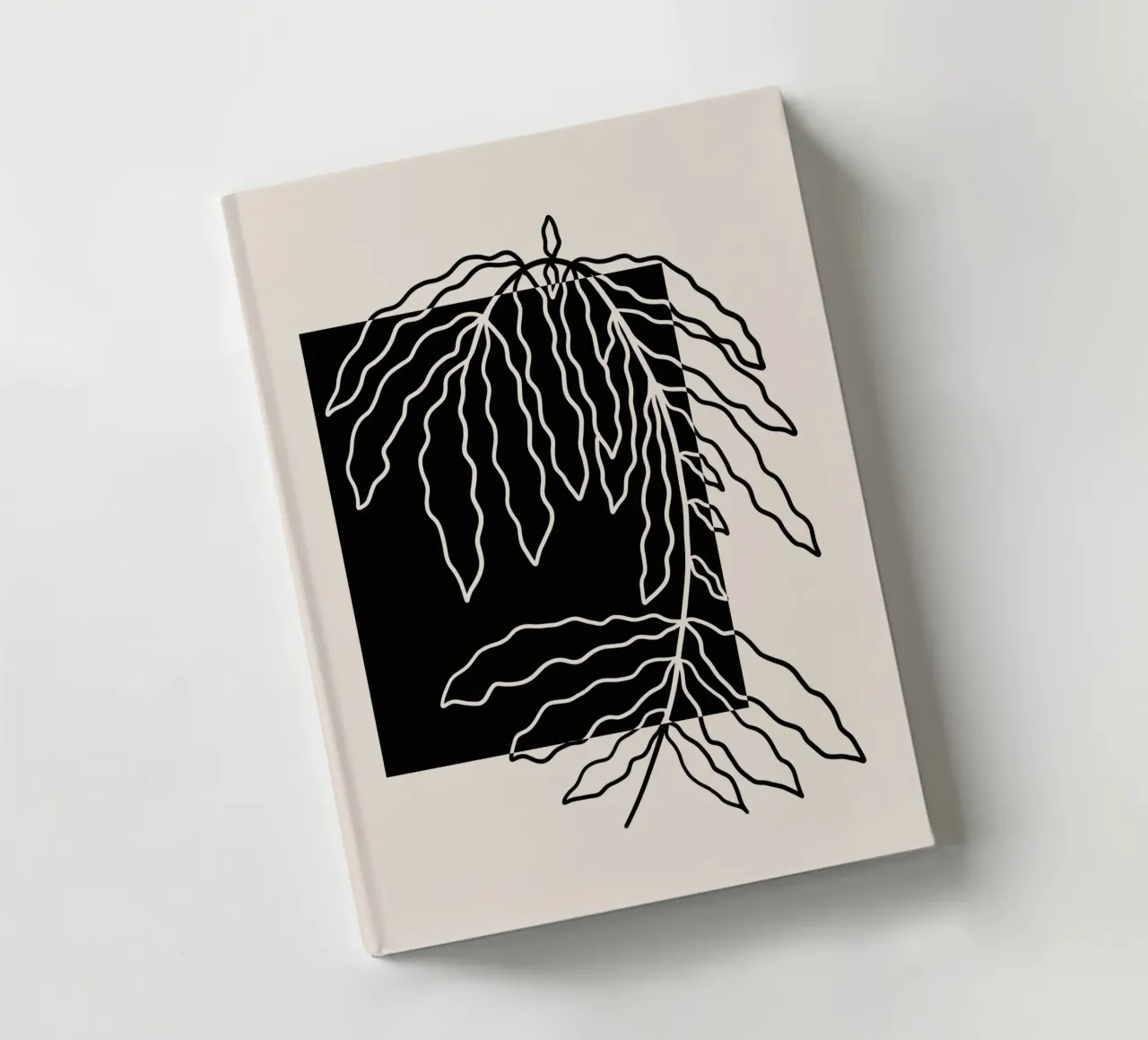 Black block branch notebook by TijanaArtStudio88