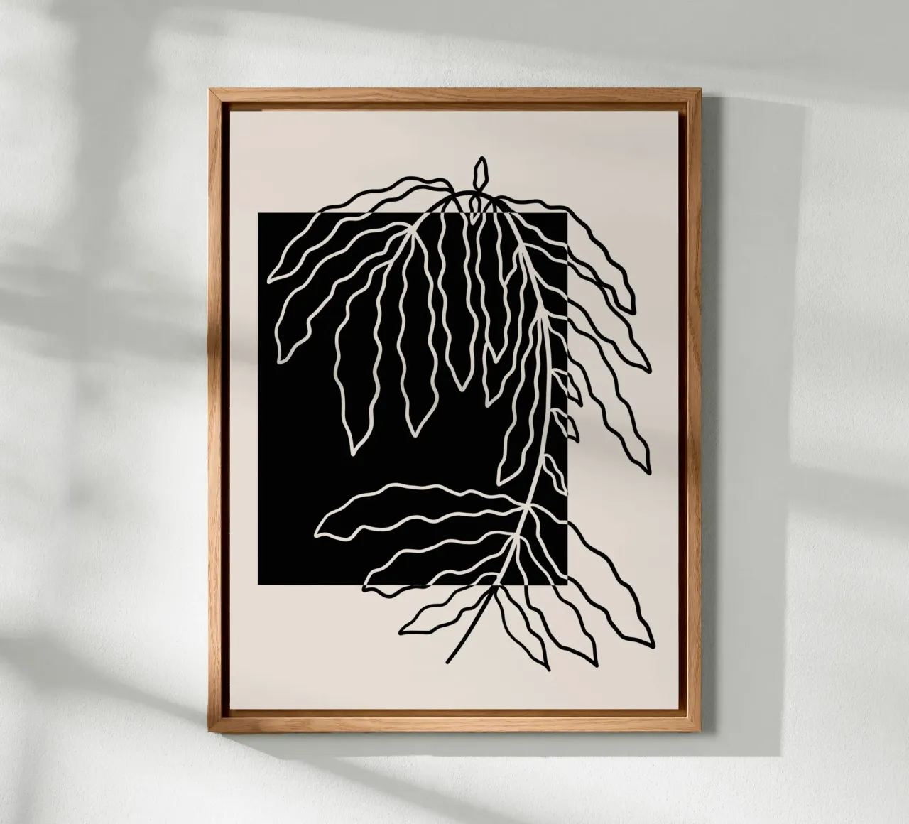 Black block branch alluminio dibond da TijanaArtStudio88