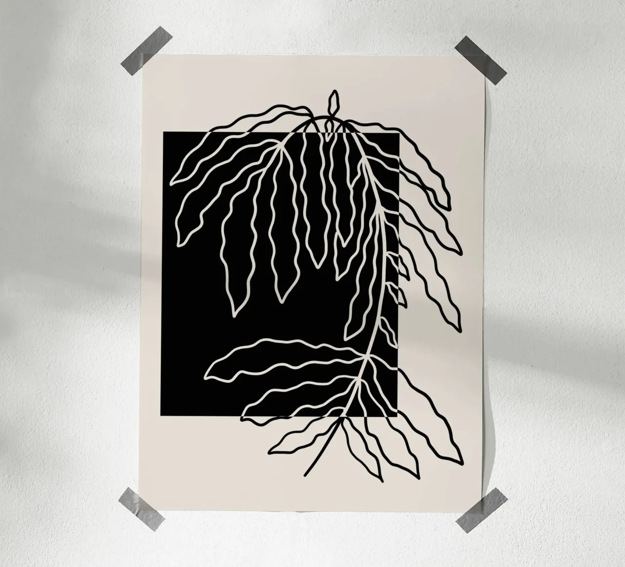 Black block branch carta hahnemühle da TijanaArtStudio88