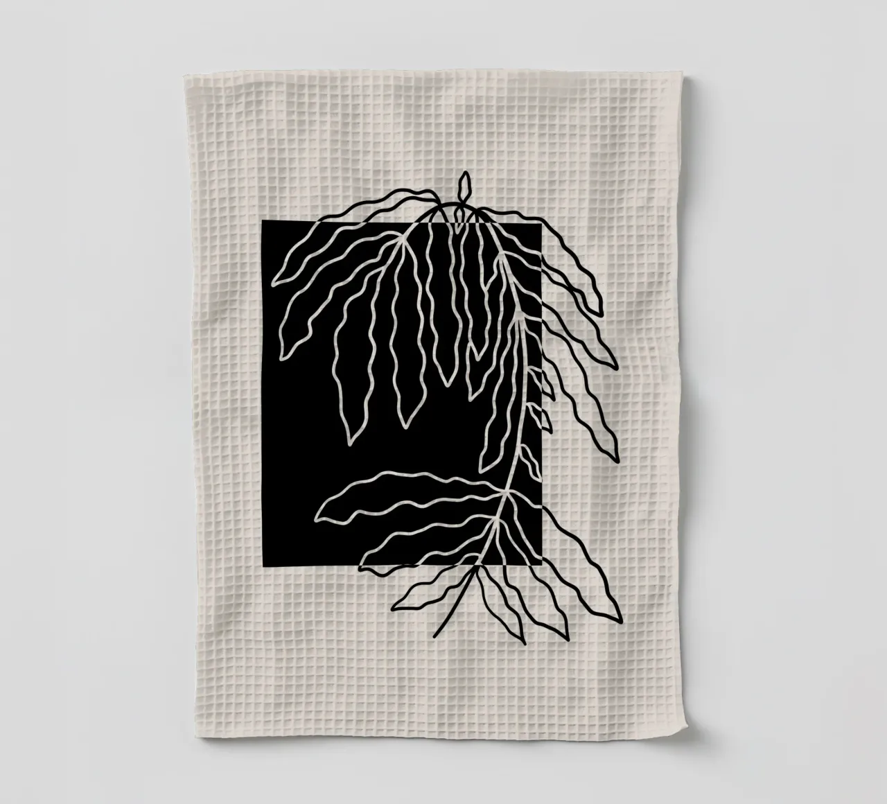 Black block branch canovaccio da cucina da TijanaArtStudio88