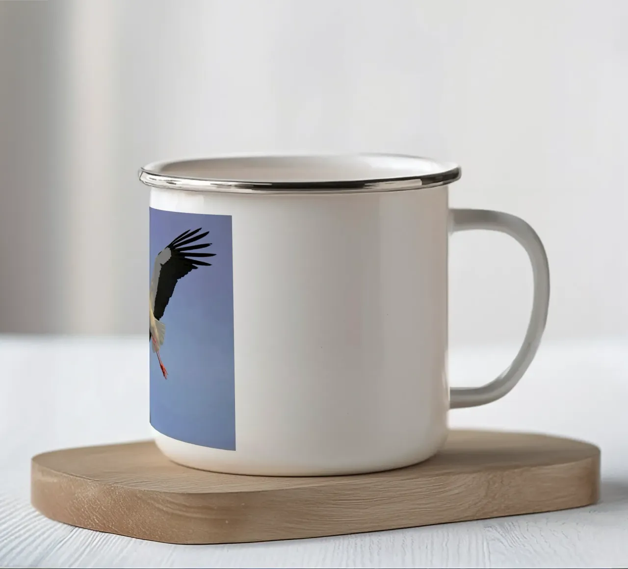 Invia sogni eterni tazza in smalto da Nature's Palette