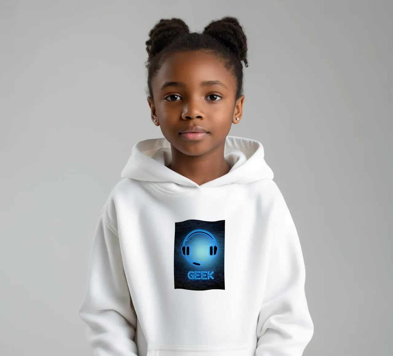 GEEK felpa bambino con cappuccio da Charlotte Gagnon