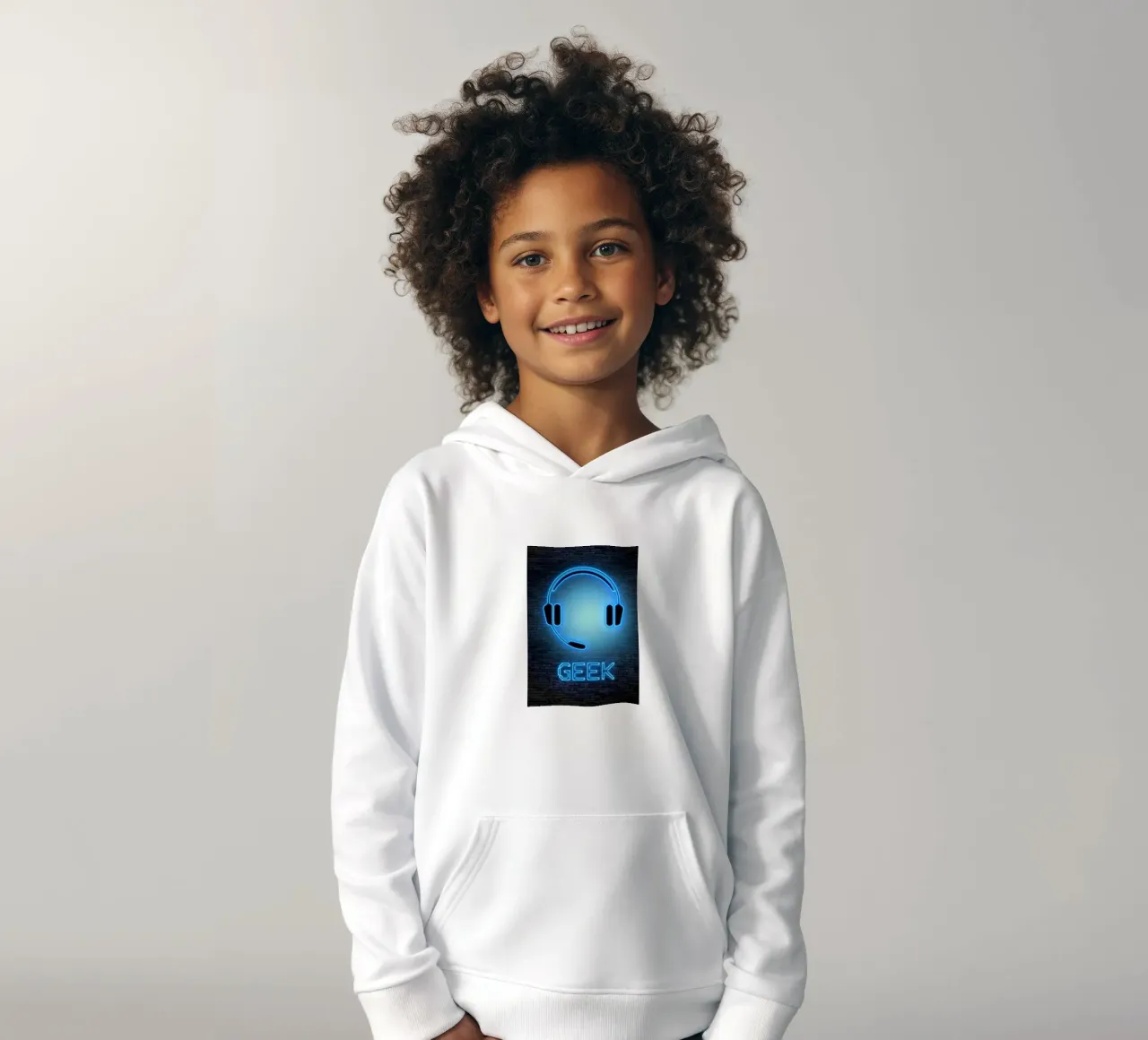 GEEK felpa bambino con cappuccio da Charlotte Gagnon