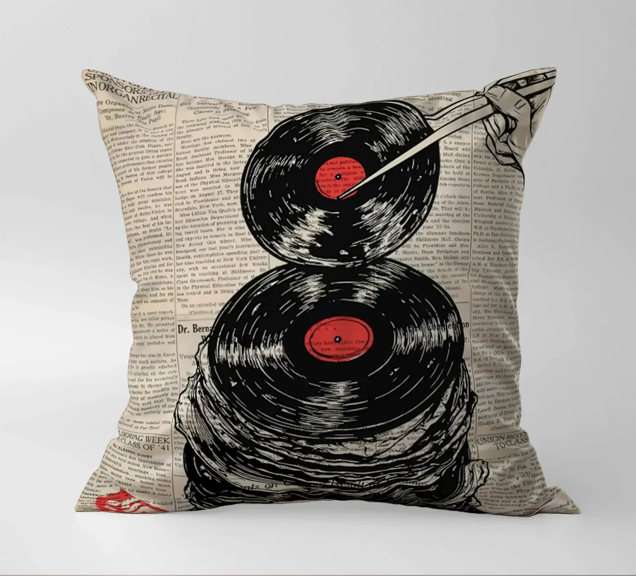 Fusione Disco in vinile cuscino da hewitt shop