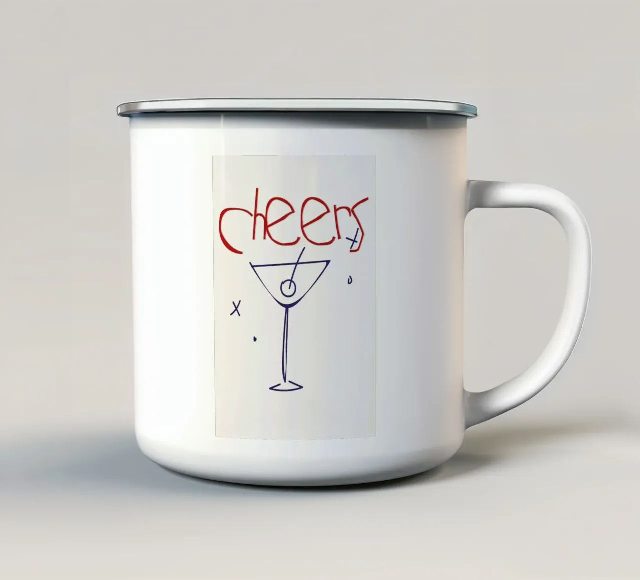 Bar minimalista tazza in smalto da hewitt shop