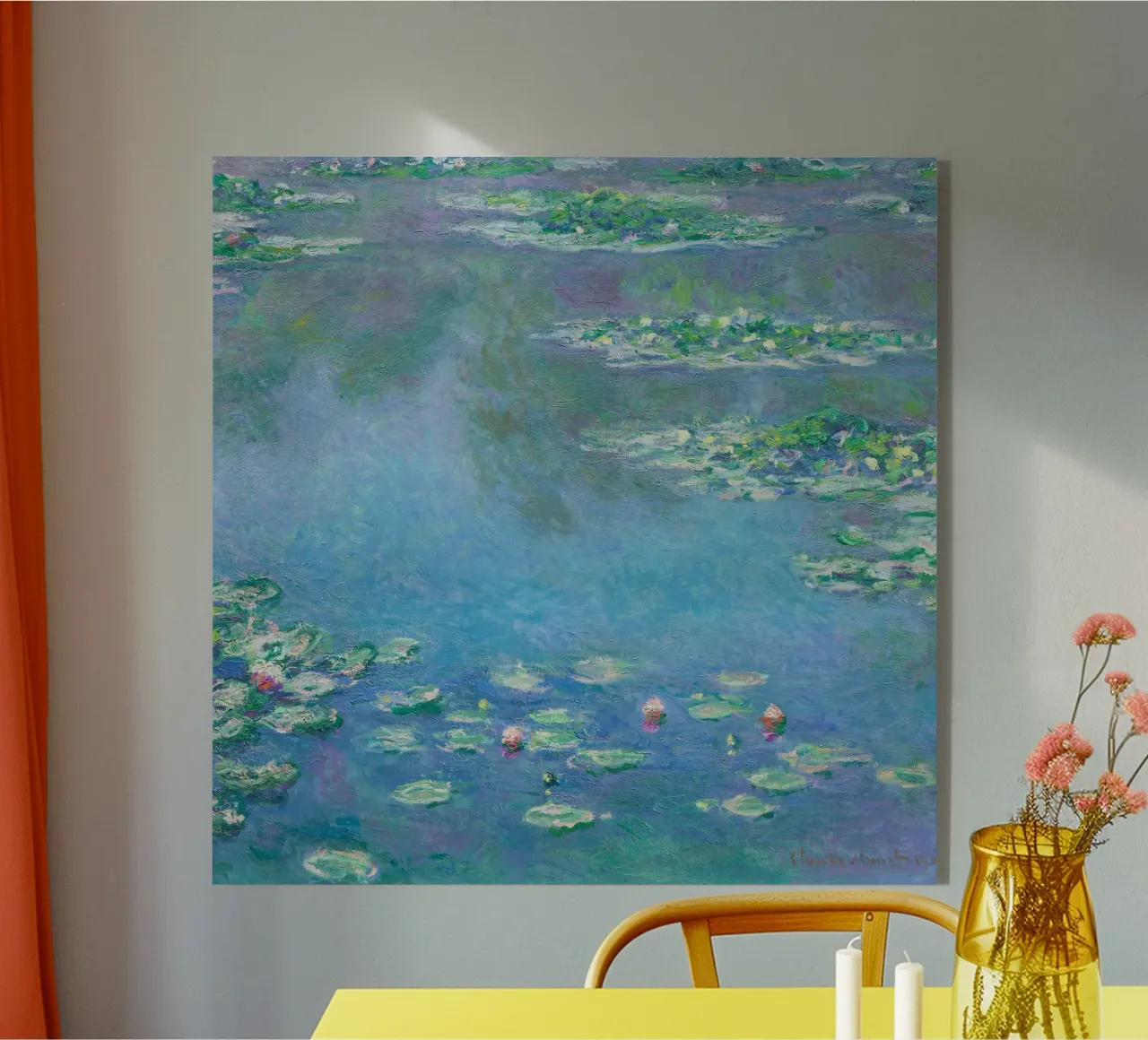 Ninfee Claude Monet plexiglass da Classic Art Prints