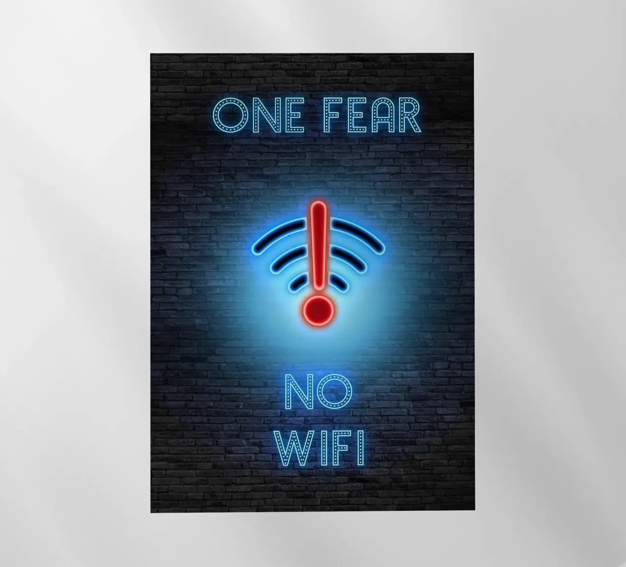 NO WIFI pellicola backlit da Charlotte Gagnon